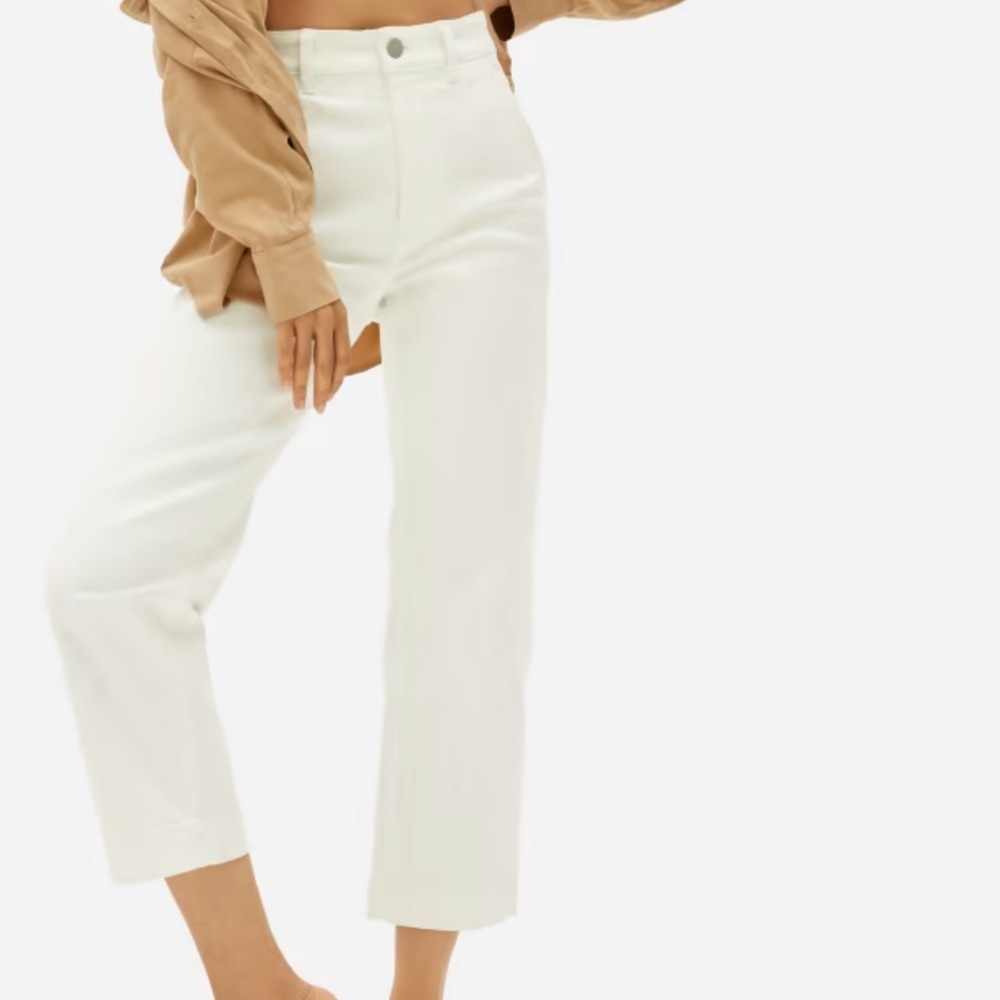Everlane straight leg crop pants